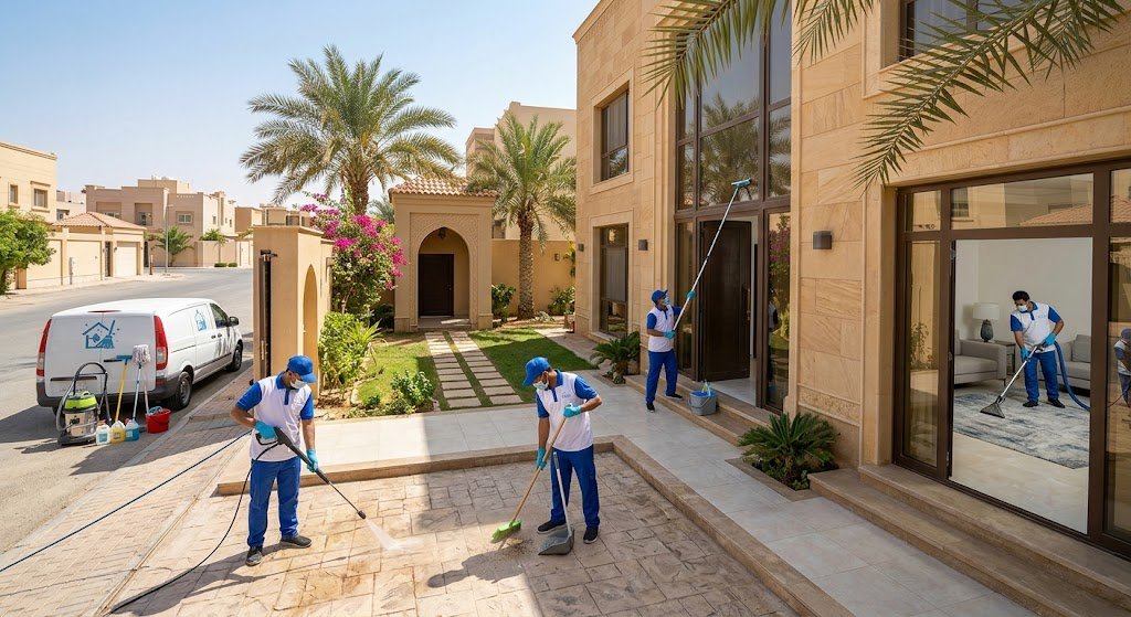 تنظيف قصور الواحه بالرياض